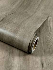 1 Roll Thick Grey Wood Contact Paper For Cabinets Countertops Wooden Grain Contact Paper Self Adhesive Rustic Wood Wallpaper Peel And Stick Removable Wall Paper For Desk Furniture Shelf Stick Wallpaper Self-Adhesive Removable Wall Paper For Cabinets And Drawers Countertops Vinyl