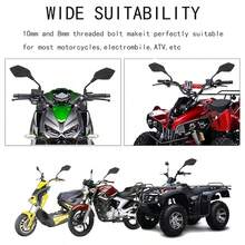 10mm Bicycle, Motorcycle Universal Sports Rearview Mirror+Mask - A - View 5