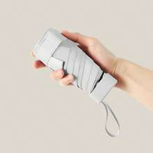 1pc Portable Mini Pocket Umbrella, Folding Umbrella For Rainy And Sunny Days, Mini Pocket Waterproof Portable Travel Umbrella, Parasol For Women With UV Protection, 2-In-1 Mini 60% Folding, Ultra-Light And Compact, Mini Travel Umbrella, Compact And Portable Umbrella For Sunny And Rainy Days, Sun Protection, 99% UV Protection, Suitable For Men And Women, Durable Structure, Sun And Rain Protection, A Must-Have For Back-To-School Season And Travel