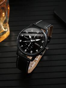 2pcs/Set Men's Fashion Watch And Wallet Combo, Suitable For Men, Perfect Holiday Gift