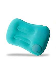 1pc Portable Hand Press Inflatable Pillow, Travel Neck & Lumbar Support Cushion, Foldable Travel Essential, Suitable For Prolonged Sitting, Camping, Travel Tent, Outdoor Business, Office Napping, Airplane, Train, Study, Driving - Multicolor - View 18