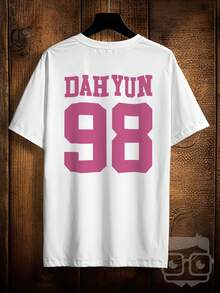Twice Kpop Dahyun 98 Members T-Shirt Ref 2358 VEST NERD - White - View 1