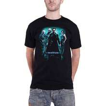 Unisex Adult Poster TShirt (Black/Blue) - Black - View 5