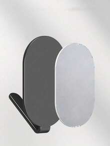 5pcs Strong Adhesive Hooks, No Drilling Needed, Stainless Steel Wall Hanger For Kitchen, Bathroom, Bedroom, Towel, Coat, Keys, Bags