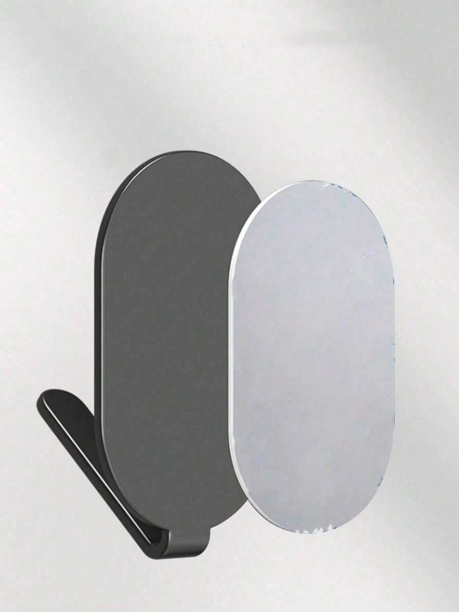 5pcs Strong Adhesive Hooks, No Drilling Needed, Stainless Steel Wall Hanger For Kitchen, Bathroom, Bedroom, Towel, Coat, Keys, Bags