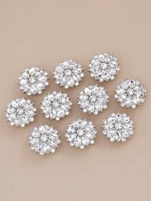 مجموعة أزرار معدنية دائرية أنيقة مزخرفة بالزهور 1 قطعة/2 قطعة/3 قطع، فاخرة وعملية، مناسبة للمعاطف والسترات والقمصان والفساتين والحقائب، مع علبة هدايا، إكسسوارات خياطة