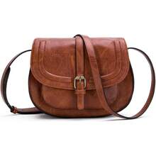 Crossbody Bags Women, Small And Boho Body Handbags, Vegan Leather, - Nửa đêm đen - Xem 2