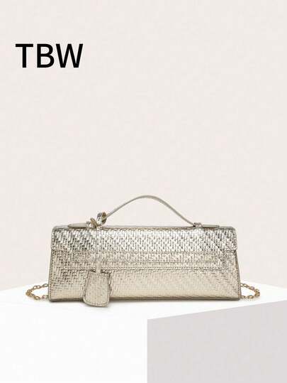 女士晚宴手拿包，方形大容量设计，优雅百搭，时尚简约，适合外出场合