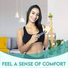 HandPro Finger Massager Deep Tissue Comfort, Dual - Sided Therapy Arthritis, Carpal Tunnel, Stress Pain Relief, Massage Roller Hands, Wrist