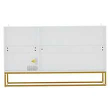 High Gloss Sideboard, Modern Sideboard, Buffet Cabinet With 4 Compartments, Width 130 - 1 - View 6