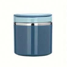 Stainless Steel Lunch Box With Handle - Leakproof Stackable Design, Heat & Cold Insulation For Office, School, Camping, Picnic - Pink/ Blue/ Turquoise - Modern Thermal Lunch Container, Portable Bento Box, Ideal Gift & Back To School Essential - 藍色 - 查看 11