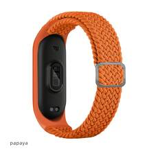 适用于小米 Mi Band 10/9/8/7/6/5/4/3 的尼龙表带，柔软编织尼龙 Solo Sport 替换表带，适用于小米 Mi Band 7/6/5/4/3 健身追踪器 - Mi band 8/9 - 查看 26