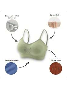 2 Pieces/Pack Breathable Seamless Bra Tops Sexy Strapless Adjustable Strapless Wireless Bust Lifter Bras - 彩色 - 查看 8