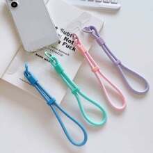 1 Stück einfacher und verstellbarer kurzer Handgelenk-Sicherungskette mit Schloss, Handykette zum Verlust- und Fallschutz