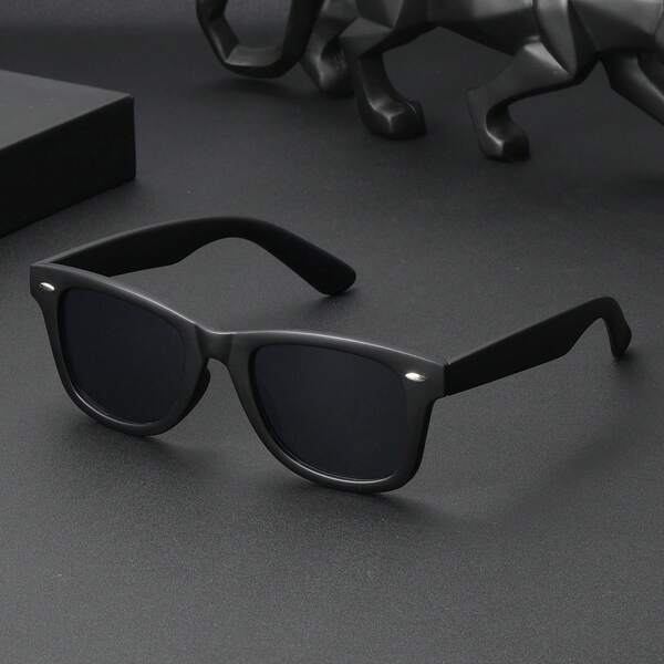 Farbige Linsen Metall Scharnier Polarisierte Modebrillen, Reisestil für Herren und Damen, UV 400