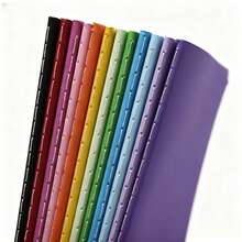 Bộ 6/12 cuốn sổ tay nhỏ A6/A5 màu trơn, sổ ghi nhớ tối giản, giấy bên trong khâu chỉ màu cầu vồng, phù hợp cho học sinh hoặc nhân viên văn phòng, kích thước nhỏ A6, tiện mang theo, 30 tờ/60 trang. - Nhiều màu - Xem 4