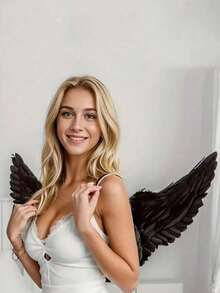 Alas de plumas de ángel, accesorios de disfraz al por mayor para niños y adultos, regalo perfecto para amigos, familia, madres, parejas, esposas, líderes y colegas, adecuado para fiestas de cumpleaños, fiestas, salidas, viajes y vacaciones