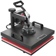 Heat Press Machine 15x15 Inch 8pcs 1050W Combo Digital Multifunctional Sublimation Heat Transfer Machine Dual LED Display For T-Shirts Hat Mug Cap Plate Flip Design - 查看 8