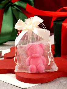 Bougies ours, décorations de Noël, décoration créative pour chambre à coucher, décoration de salon, bougies parfumées pour la Saint-Valentin, idéales pour la décoration de Noël, de fête, de fête, les dîners aux chandelles, la création d'ambiances intérieures, les mariages, la décoration de table et les salles de réception. La Saint-Valentin répond à la fois à un besoin de signification rituelle et de sentiment de sécurité. Cadeaux de Noël.