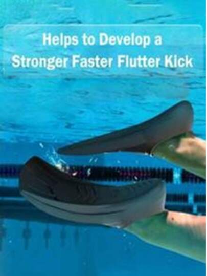 Swim Training Fins Comfortable Silicone Lap Swimming Short Blade Floating Flippers With Mesh Bag For Adult Men Women Build Leg Strength