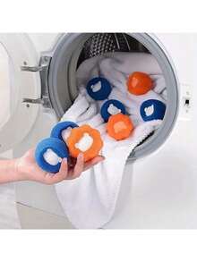 1/6 piezas Bolas quitapelusas para la ropa, ahorra tiempo y energía, reduce las arrugas, sin necesidad de electricidad