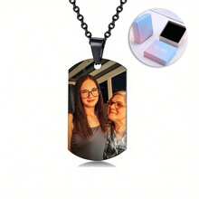 Customized Memorial Badge, Personalized Metal Keychain, Engraved Photo Necklace, Fashionable Pendant, Exquisite Customized Gift, Holiday Commemorative Items,Festive Calendar - Multicolor - View 36