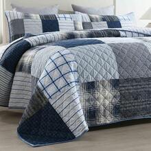 Blue & Grey Patchwork