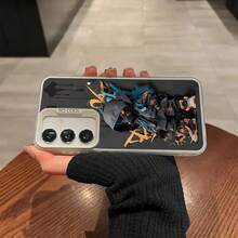Funda de teléfono de color degradado dura y robusta de anime plateado para chicos geniales, adecuada para Samsung Galaxy S25 S24 S23 S22 S21 S20 S30 Ultra FE Plus 5G Note 20 S25Ultra S24Ultra S23Ultra S22Ultra S21Ultra, accesorios de smartphone lindos y a la moda, funda protectora, bolsa de teléfono, última sensación colorida y plateada esmerilada. - Mezcla de colores - Ver 4