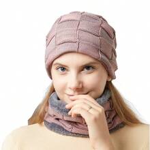 3-Piece Winter Warm Set: Knit Hat, Warm Gloves, Neck Warmer - Ultimate Cold Weather Protection For Outdoor Adventures, Suitable For Winter Outdoor Activities, Cycling, Shopping, Skiing, Sports, Christmas Gifts, Unisex