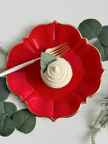 10 Stücke/30 Stücke/50 Stücke 23 cm Weihnachts-Mittagsteller - Pappteller für Geburtstage, Babypartys, Weihnachten, Hochzeiten und Bridal-Shower