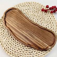 Set de plateaux en bois fait main - Planche à fromage et plateau de service multifonctionnel pour le petit-déjeuner, le café, les plantes, la décoration de la cuisine, cadeau