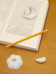 Joivida 6pcs Garlic Creative Eraser Clean And Scratchy Cute Set Student Kindergarten Gift Elephant Skin Eraser Back To School - Multicolor - View 2