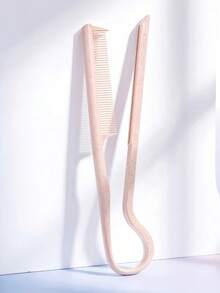 مشط تسريح الشعر من قش القمح مع شظية - فرشاة تصفيف على شكل V للشعر الناعم والأملس، مشط مسطح بجودة صالون للتمليس والتجعيد وعناية الشعر | أدوات شعر أساسية للنساء والفتيات وصالونات الحلاقة والسفر والعودة إلى المدرسة والمناسبات الخاصة