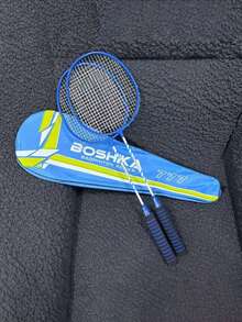 Authentic Badminton Racket With Double Racket Sponge Handle And Multi-Color Alloy Adult Student Hair Replacement Racket - Multicolor - View 14