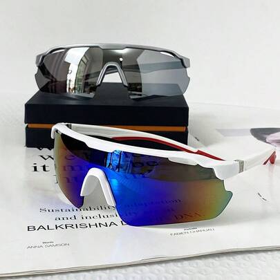 Fashionable Windproof Bicycle Riding Glasses, Motorcycle Anti-Sand Goggles, Men's And Women's Mountain Bikes, Outdoor Sports, Camping, Photography, Colorful Sports , Christmas And New Year Gifts