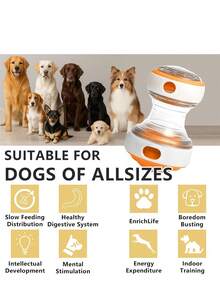 Interactive Dog Treat Dispenser Toy, Large Size Rolling Food Leak Proof Ball, Durable Chew Tooth Healthy Ball, Suitable For All Breeds Slow Feeder Puzzle Pet Toy, Slow Feeding Training Toy, Pet Food Puzzle Toy - màu xanh lá - Xem 5