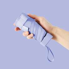 1pc Portable Mini Pocket Umbrella, Folding Umbrella For Rainy And Sunny Days, Mini Pocket Waterproof Portable Travel Umbrella, Parasol For Women With UV Protection, 2-In-1 Mini 60% Folding, Ultra-Light And Compact, Mini Travel Umbrella, Compact And Portable Umbrella For Sunny And Rainy Days, Sun Protection, 99% UV Protection, Suitable For Men And Women, Durable Structure, Sun And Rain Protection, A Must-Have For Back-To-School Season And Travel