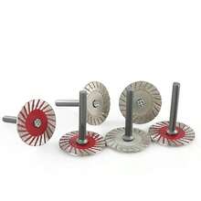 40mm Diamant-Trennscheibe mit 6mm Schaft, Kreissägeblatt, Schleifscheibe, Schleifrad für Holz, Metall, Stein, Granit, Marmor - Verschiedenfarbig - Übersicht 9