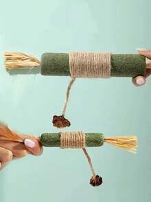 Brinquedo de catnip para gatos, brinquedo de catnip para gatos em ambientes internos, brinquedo de mastigar para gatos para limpeza dos dentes, brinquedo de corda de sisal para limpeza dentária, mastigação, limpeza, durável, provocação, entretenimento próprio, alívio do tédio, petiscos para gatos e gatinhos, brinquedo dental para gatos