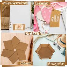 MAQIHAN 50PCS Coffee Cup Sleeves - Hot Coffee Sleeves Disposable Cold Drinks Iced Insulator Cozy Sleeve Coffee Shop Essential Corrugated Paper Insulated Hot Beverage Hand Protection Sleeve Fit 12-20oz - 50 - View 7