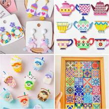 Kit de cuentas de fusión de 2.6 mm en colores surtidos con herramientas y tablero de clavijas, un gran regalo para familiares y amigos, accesorios DIY personalizados - Perlas fundidas - Ver 3