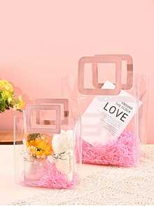 10/5/1件-透明加厚PVC礼品袋、结婚糖果盒手提袋、礼品纪念品袋、午餐袋、圣诞礼品袋。 - 彩色 - 查看 7