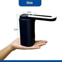 5加仑水瓶泵可折叠喷嘴，自动饮水机Type-C充电便携式电动饮水壶 - 彩色 - 查看 3