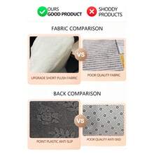 1 pièce Paillasson de Noël avec motif amusant de renne et Père Noël qui dépasse, style minimaliste de vacances, tapis en fibre de polyester lavable en machine, convient pour le salon, la cuisine, la chambre, l'entrée, la décoration de la maison, la décoration de la pièce, décorations de Noël toute saison