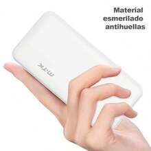 M TK MOVETECK Batería portátil 20000mAh Y Tipo C Cable, 74WH Carga Rápida Bateria Portatil, Tipo C Pila Portatil con 4 Puertos USB de , Compatible con teléfonos móviles, auriculares, ordenadores portátiles, etc., Blanco 0251501 - Blanco - Ver 1