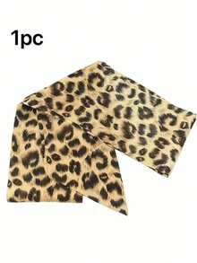 极简性感风性感豹纹波点丝巾新款所有时尚小众高级感可当腰带ins夏季，学校秋季，秋季，万圣节