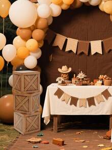 3 件纸质木纹酒桶盒、西部牛仔派对装饰盒、拍照道具、狂野西部主题派对气球盒、性别揭秘派对装饰、新娘送礼会回礼、生日装饰、迎婴派对装饰、整理和收纳 - 彩色 - 查看 7