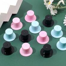 Blaue, rosa, schwarze Acrylhüte, Perlen & Perlenauswahl, Weinflaschen, Weihnachtsbaum-Puppen, Schneemann-Dekorationen, verwendet für DIY Schneemann-Zylinder, Weihnachtsfeiern, Geburtstagsfeiern, Hochzeiten, Familienfeiern, Weihnachten, Thanksgiving, Halloween, Weihnachtsabend-Dekorationsaccessoires