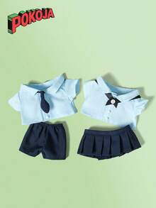 20cm制服连衣裙夏季JK裙套装也适合其他商品的娃娃，只卖衣服，不卖娃娃和鞋子