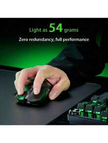 RAZER VIPER V3 PRO Wireless Mouse Lightweight Wireless Gaming Mouse Ergonomic Design 8000Hz Polling Rate Suitable For Grip And Finger Grip - Black - View 3